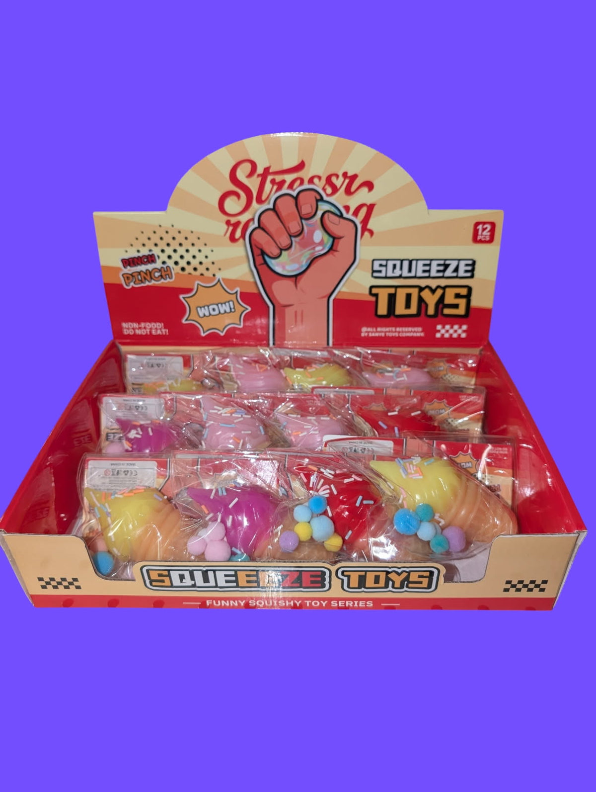 TPR Squishy Ice Cream Not Taba Sticky